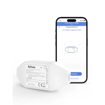 Image de Refoss Ouvre Porte de Garage Connecté WiFi, Télécommande Intelligent Compatible Alexa, Google Home, Contrôle à Distance et Commande Vocale Fonction