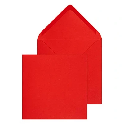 Image de Blake Purely Everyday 155 x mm 100 g/m² Enveloppes d&#039;Invitation Gommée Rabat Pointu (ENV4265) Rouge Boîte de 500