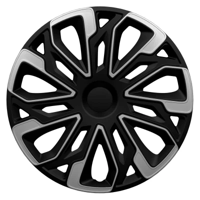 Image de AutoStyle PP 5445SB Enjoliveurs 15Pouces noir/argenté