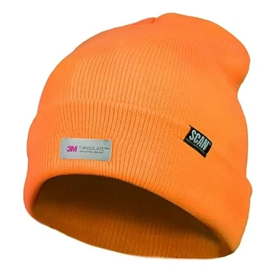 Image de Scan Thinsulate Hi vis Beanie Bonnet, Orange, Taille Unique Mixte