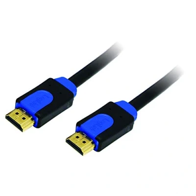 Image de LogiLink CHB1101 Câble HDMI V1.4 avec Ethernet 19 pin Mâle/Mâle 1 m + Colour box Logo Noir