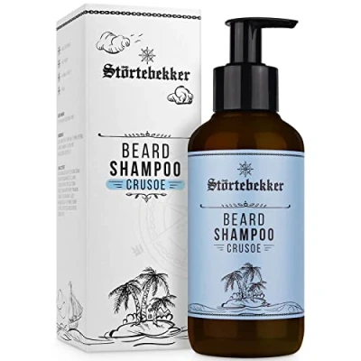 Image de Störtebekker® Shampooing à barbe Premium pour hommes 200ml l&#039;entretien quotidien de la Nettoyage et soin optimal Mousse abondante Beard Wash