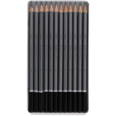 Image de Derwent Academy Set de 12 Crayons à Croquis dans une Boîte Rangement, Graphites, Duretés 6B 5H, Mines Solides Précises, pour Dessin &amp; Illustration, Qualité Professionnelle, 2301946