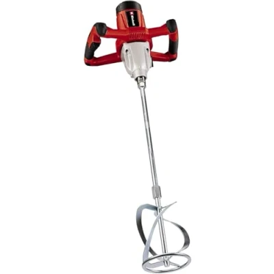 Image de Einhell Mélangeur de peinture et mortier TC MX 1400 2 E (1400 W, Interrupteur blocable, Démarrage progressif, Porte outils solide, tige M14)