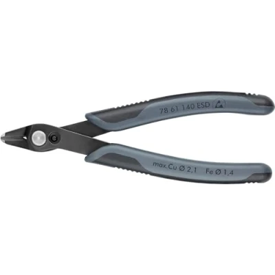 Image de Knipex Electronic Super Knips® XL ESD brunie, avec gaines bi matière 140 mm 78 61