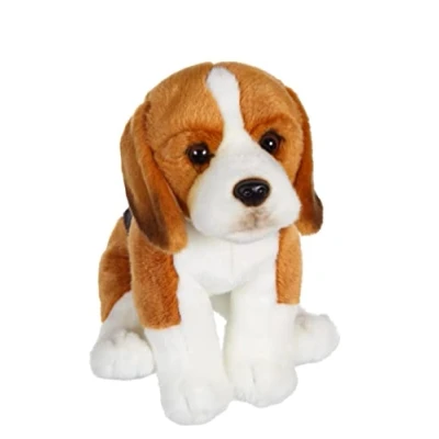 Image de GIPSY Toys Chien Assis 25 cm Beagle Peluche pour Enfant Existe en 8 modèles différents 071526