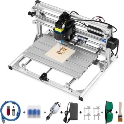 Image de DIY CNC Machine Kit 3018 + 500mw GRBL Controle Graveermachine 3 Axis Freesmachine voor Hout PVB PCB