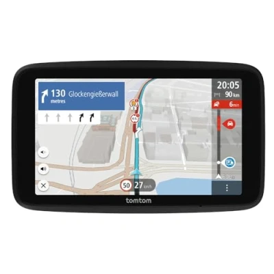 Image de TomTom GPS Poids Lourds GO Professional 2ème génération (6 Pouces, Ecran Tactile capacitif, Carte Europe 49, et Infos trafic en Temps réel conçu pour Lourds, Cars, Bus Grands véhicules)