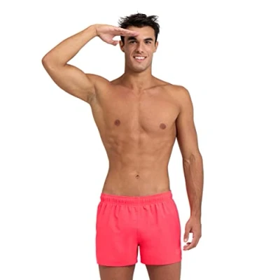 Image de Arena Maillot de Bain pour Hommes Fundamentals R Plage et Piscine, X Short en Tissu Doux, Recyclé à Séchage Rapide, Court avec Slip Intérieur Maille