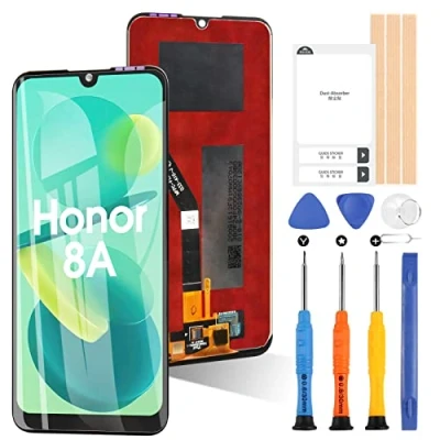 Image de ARSSLY Écran pour Huawei Honor 8A, 8A Pro/Play 8A/8A Prime/Enjoy 9e/Y6 2019/Y6 Pro Prime 2019 LCD Tactile Digitizer Pièces de Rechange avec Outils(Noir)