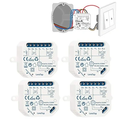 Image de LoraTap 4 Interrupteur Module Volet Roulant Connecté