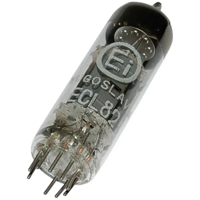 Image de ECL 82 = 6 BM 8 Tube électronique Triode pentode 100 V, 170 V 3.5 mA, 41 mA Nombre de pôles (num): 9 Culot: noval Contenu 1 pc(s)
