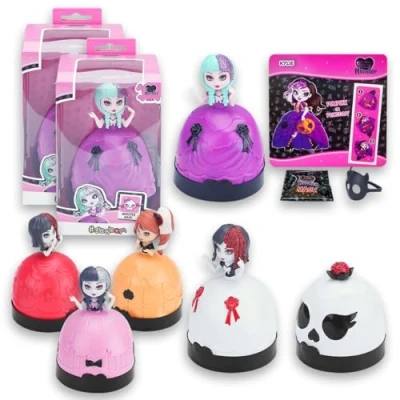Image de Sbabam, FUNNY BOX My Little Princess Monster, Bambola per Bambina, Giochi Bambina con Accessori, Bambini da Edicola, Bambole Maschere e Card Incluse, Principesse Regalo 2 Pz