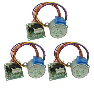 Image de Aihasd 3 pièces DC 5V Moteur pas à stepper motor 28BYJ 48 ULN2003 + Carte pilote pour Arduino
