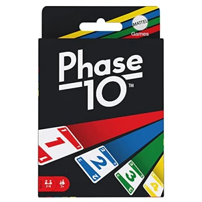 Image de Mattel Game PHASE 10 jeu de société et cartes, version allemande, FPW38