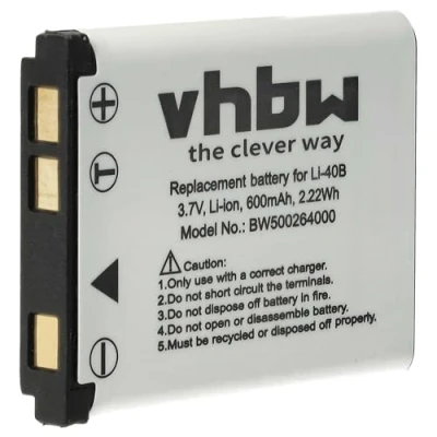 Image de vhbw Batterie 500mAh pour caméra Kodak Pixpro Friendly Zoom FZ51, FZ52, FZ53 comme LB 012.
