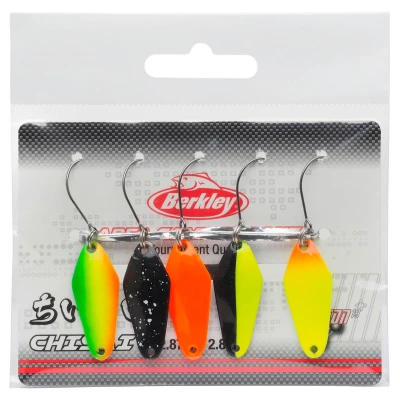 Image de Berkley Area Game Spoons 5 Pack Leurre de Type Cuillère pour la Pêche des Salmonidés, Saumon, Truite et Mer