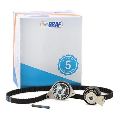 Image de Pompe à eau + kit de courroie distribution GRAF KP837 1