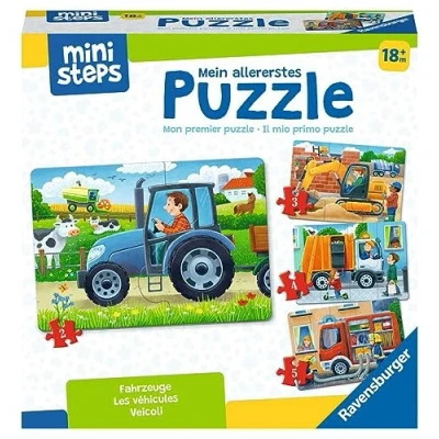 Image de Ravensburger Tracteur Ministeps, 04194, Jaune