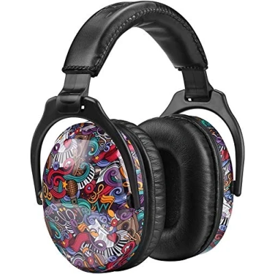 Image de ZOHAN 030 Casque Anti Bruit Enfant Facilement Réglable Pliable, Protection Auditive confortable avec Sac de Transport, SNR 27dB pour l’Autisme, TDAH, Feux d’Artifice, Concert, (Noter)