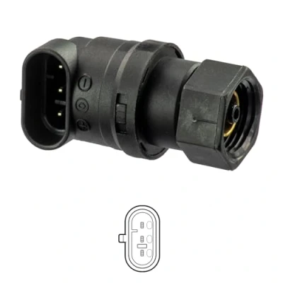 Image de DELPHI SS21256 12B1 Capteur ABS actif 655 NISSAN: Qashqai 2