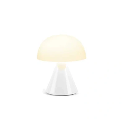 Image de Lexon MINA Mini lampe Champignon sans fil rechargeable, LED à poser ou de chevet, variateur d&#039;intensité, jusqu&#039;à 12h d&#039;autonomie Blanc Glossy