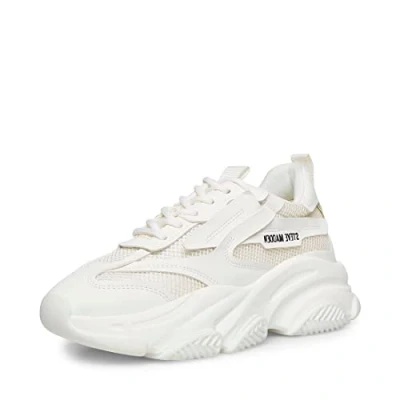 Image de Steve Madden Femme Possession Basket, Blanc, 38 EU