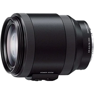 Image de Sony Objectif SEL P18200 Monture E APS C 18 200mm F3.5 6.3 Noir