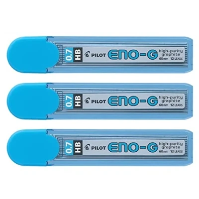 Image de PILOT Lot de 3 Etuis 12 Mines ENO G 0,7 mm Extra Résistante HB