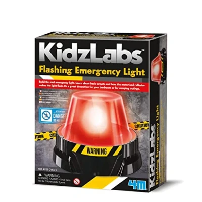 Image de 4M 403444 KidzLabs Flashing Emergency Light, Mixed Colours