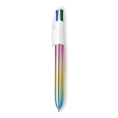 Image de BIC 1 Stylo 4 Couleurs Classiques Décors Gradient Pointe Moyenne : mm Visuel Choisi Aléatoirement