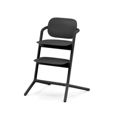 Image de CYBEX Gold LEMO Chaise Haute ; Grandit avec l’Enfant, 3 99 ans Peut être utilisée dès la naissance grâce à des attaches séparées Aluminium / Plastique; Stunning Black