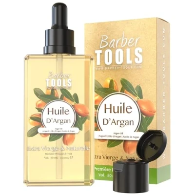 Image de HUILE D&#039;ARGAN 100% Pure, Naturelle &amp; Pressée à Froid Visage, Corps, Cheveux, Barbe, Ongles Argan Oil (80 ml)