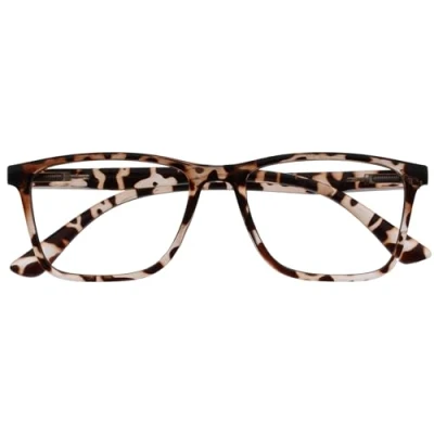 Image de OPULIZE NYX Blue Light Blocking Reading Glasses Anti Glare Computer and Gaming Eyewear UV Eyestrain Protection Rectangular Frame Brown Tortoiseshell Men Women + 0.00