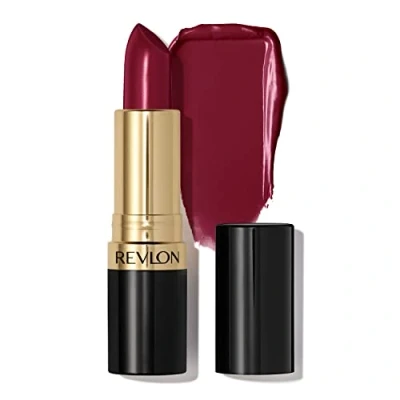 Image de Revlon Super Lustrous Lipstick, rouge à lèvres avec formule crémeuse, infusé vitamine E et huile d&#039;avocat, 777 Vampire Love 4,2g