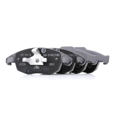 Image de ATE Ceramic 13.0470 7229.2 Jeu de plaquettes frein non préparé pour indicateur d&#039;usure, contact signal d&#039;usure exclu CITROËN: C4 II 5 portes