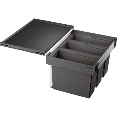 Image de BLANCO 521472 Flexon II 60/3 Système de déchets, Noir, 60 cm Unterschrank