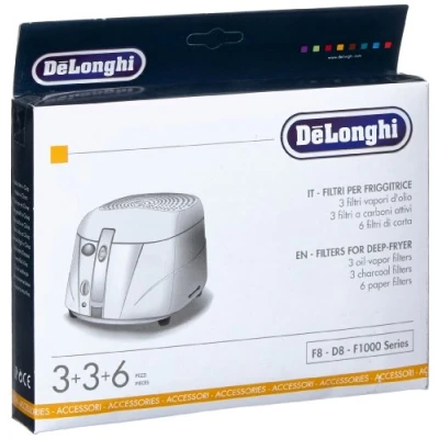 Image de Delonghi kit filtre friteuse (3x graisse + 3x char 5525101500