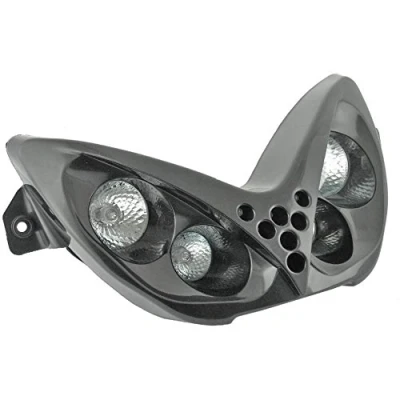 Image de Phare double optique noir à 4 lampes halogènes TNT scooter MBK 50 Nitro tuning