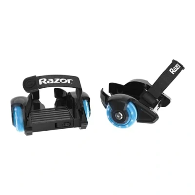 Image de Razor Jetts Mini pour Les Enfants de 6 Ans et Plus, Roues LED Lumineuses, système d&#039;attache « Quick Click », supporte Pilotes jusqu&#039;à 65KG (143Lbs)