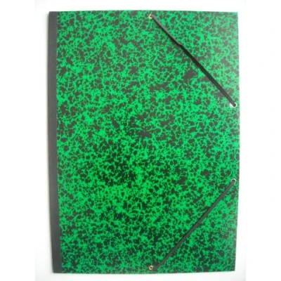 Image de Exacompta Réf. 532000E 1 carton à dessin Annonay avec rubans tissu dos et coins toilés dimensions 32 x 45 cm format classer A3 (297 420 mm) couleur vert
