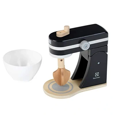 Image de Theo Klein 7405 Robot de cuisine Electrolux en bois Fonctions mécaniques Accessoire pour cuisines jouets Dimensions : 19 cm x 9 17 Jouet enfants à partir 3 ans