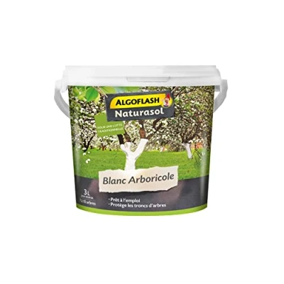 Image de Algoflash Naturasol Blanc Arboricole, Seau de 3 L pour 7 à 10 Arbres, BIOBLAN3000AN