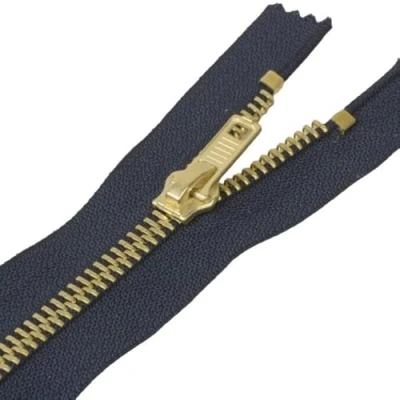 Image de MDC Fermeture Jean&#039;s Non séparable Maille métal Bleu Marine Taille 15cm