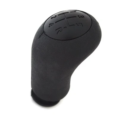 Image de Pommeau de levier vitesse pour Megane 2 Clio 3 1 5 R caoutchouc noir remplacer 8200079112