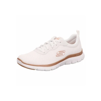 Image de Skechers Femme Flex Appeal 4.0 Brilliant View Basket, Blanc, 38 EU