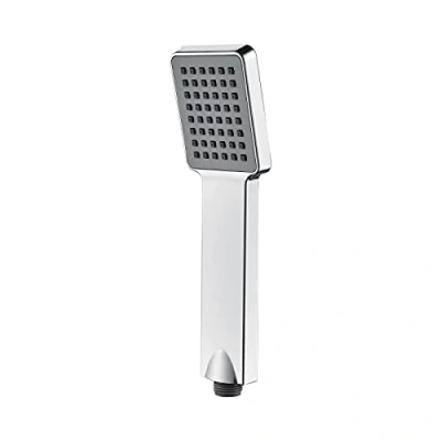 Image de Ibergrif Pommeau de Douche Economie Deau Pression Douchette Universelle Interface 1/2 Pouce, Salle Bain Facile à Installer et Nettoyer, Carré, Chromés