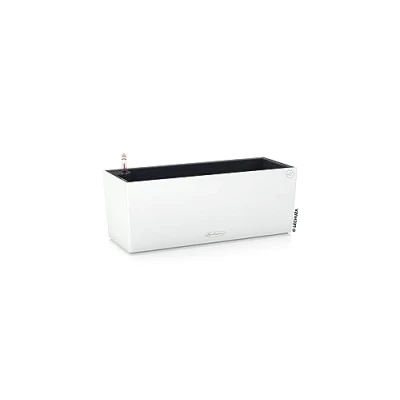 Image de Lechuza Pot de Fleurs d’Extérieur Balconera Color 50 Réserve d’Eau Intégrée Coloris Blanc x 19 cm
