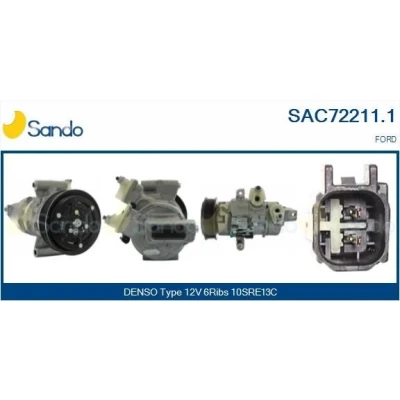 Image de SANDO 6020186.0 Démarreur 12V 2,30kW 9 CPS0060 95mm ISUZU: D Max 1 Pickup