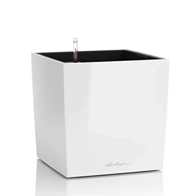 Image de Lechuza Premium Bac à Plantes fermé, Blanc Brillant, 50 x cm